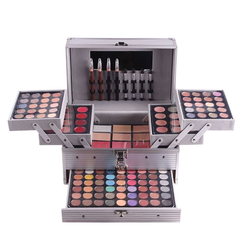 Boîte multifonctionnelle en aluminium pour palettes de maquillage Miss Rose - | Fashiongirl