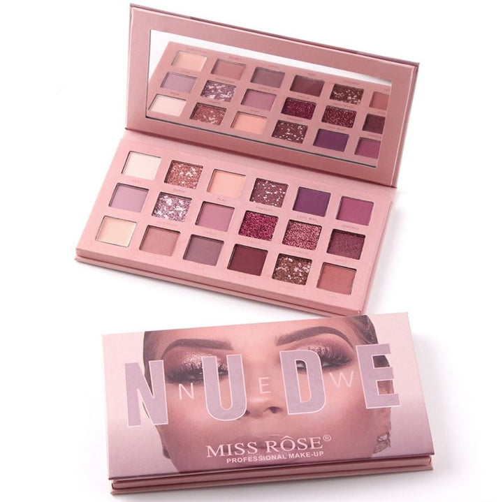 Miss Rose New Nude Eyeshadow Palette, Eyeshadow - Sunset desert - | Fashiongirl