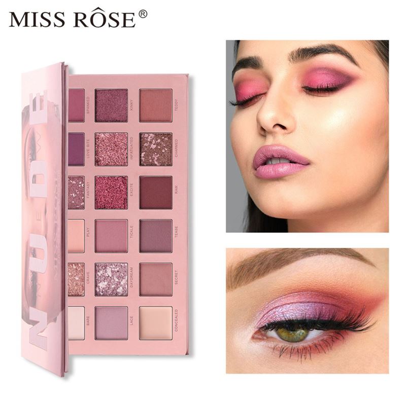 Miss Rose New Nude Eyeshadow Palette, Eyeshadow - Sunset desert - | Fashiongirl