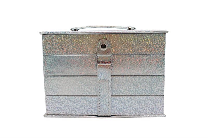 Miss Young Makeup Kit Box - Silver Holographic (MC1205) - | Fashiongirl