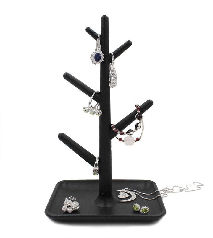 Arbre à bijoux Mono, minimaliste en noir - | Fashiongirl