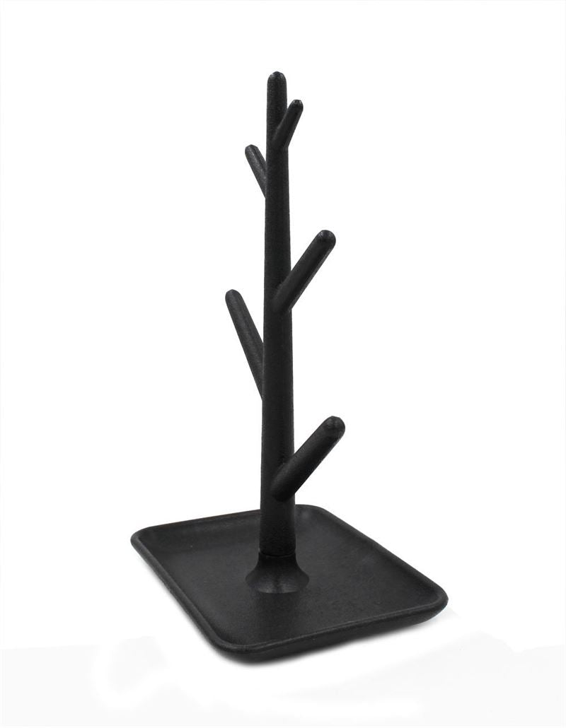 Arbre à bijoux Mono, minimaliste en noir - | Fashiongirl