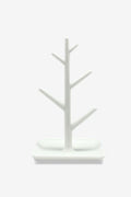 Arbre à bijoux Mono, minimaliste en blanc - | Fashiongirl