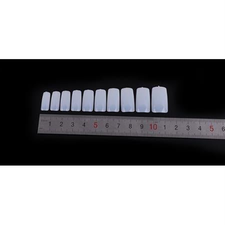 Nail tips in natural colour - 100 pcs - Professional Nail Tips - | Fashiongirl