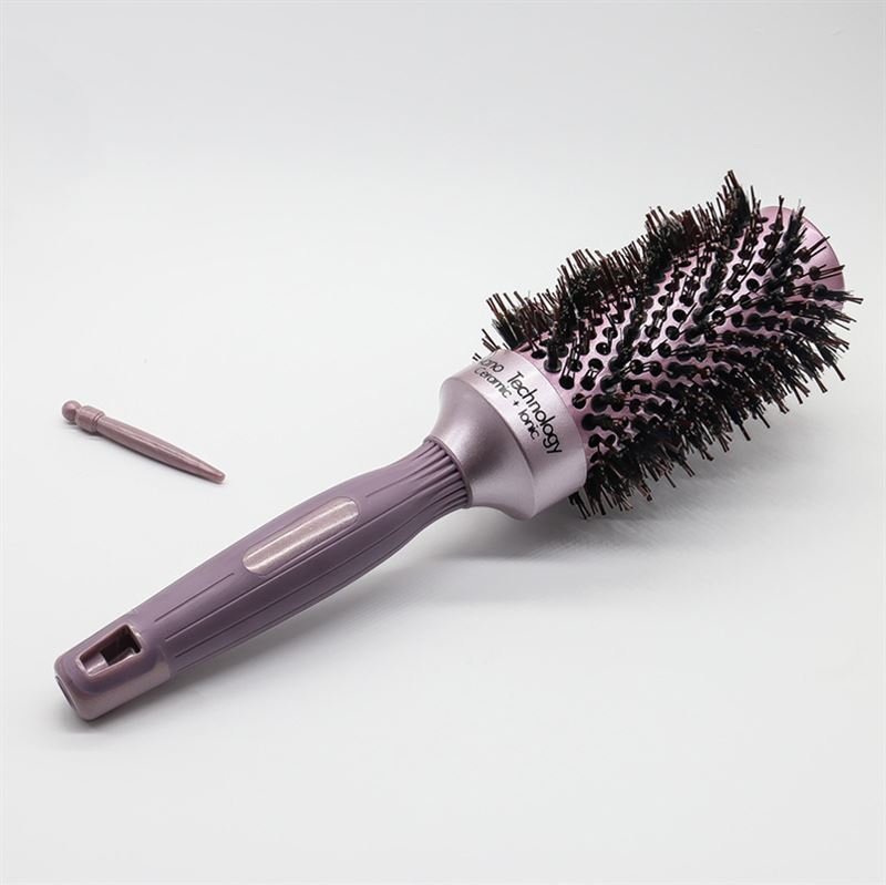 Nano Ceramic Thermal Hair Brush with Boar Hair - 65 MM - Hair Styling tool | Fashiongirl