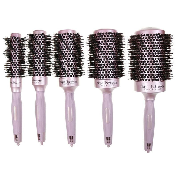 Nano Ceramic Thermal Thermal Hair Brush with Boar Hair - 53 MM - Hair Styling tool | Fashiongirl