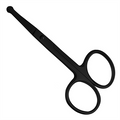 Ciseaux pour poils de nez - Noir - | Fashiongirl
