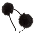 Bandeau Ombre Pom Pom - Noir - Accessoires pour cheveux | Fashiongirl