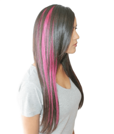 Rose, 50 cm - Crazy Colour Clip On - | Fashiongirl