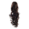 Extensions en fibre pour queue de cheval Curly Brown 4# - | Fashiongirl