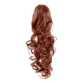 Extensions en fibre pour queue de cheval Bouclées rouges 33# - | Fashiongirl