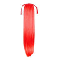Extensions de queue de cheval en fibre Straight Total Red - | Fashiongirl