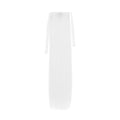 Queue de cheval Extensions en fibre lisses Total White - | Fashiongirl