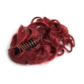 Queue de cheval Queue de cheval avec barrette, bouclée - rouge brun n° 33 - | Fashiongirl