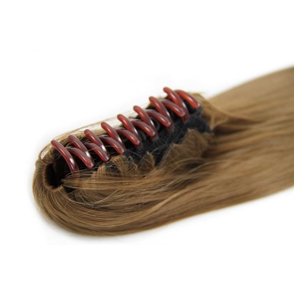 Queue de cheval Queue de cheval avec barrette, droite - Châtain clair n° 6 - | Fashiongirl