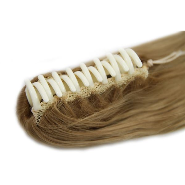 Queue de cheval Queue de cheval avec barrette, lisse - Blond moyen n° 27 - | Fashiongirl