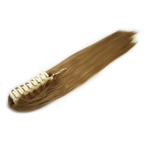 Queue de cheval Queue de cheval avec barrette, lisse - Blond moyen n° 27 - | Fashiongirl