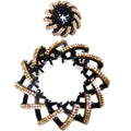 Spirale pour queue de cheval avec strass / Barrette à cheveux Bird Nest - Or - | Fashiongirl