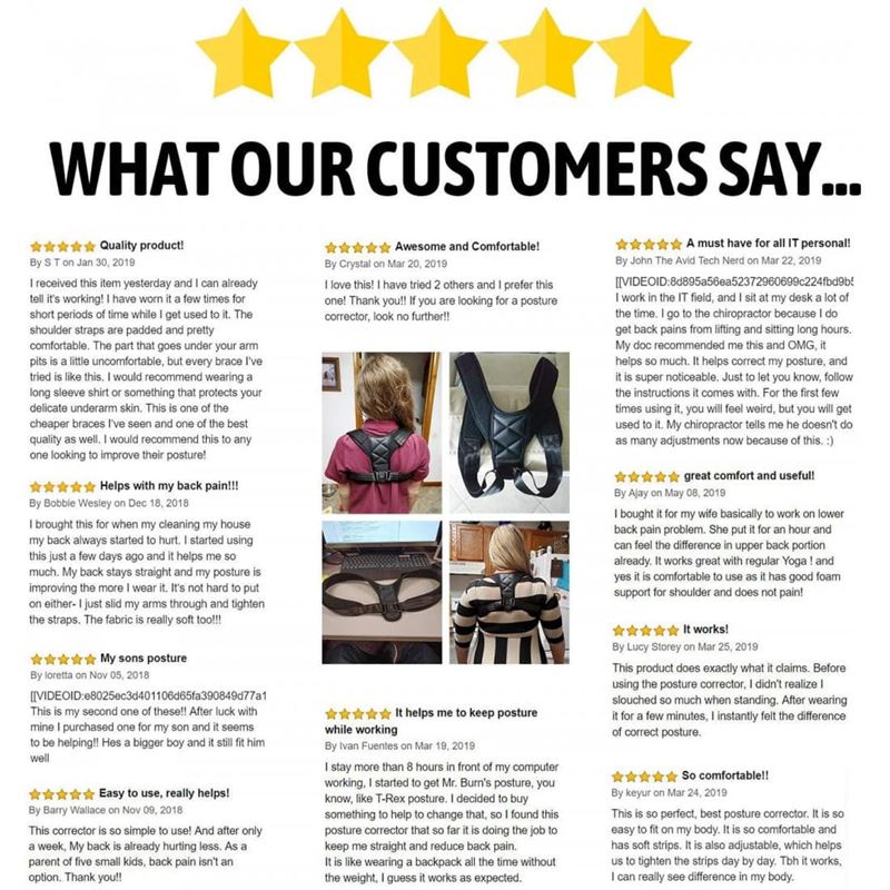 Posture corrector vest for back &amp; shoulder | Posture 2.0 Posture Support , black - Shapewear | Fashiongirl