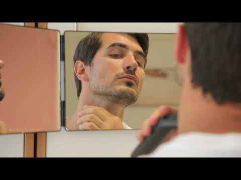 Miroir de maquillage pliable 360° à suspendre – 3 volets UNIQ