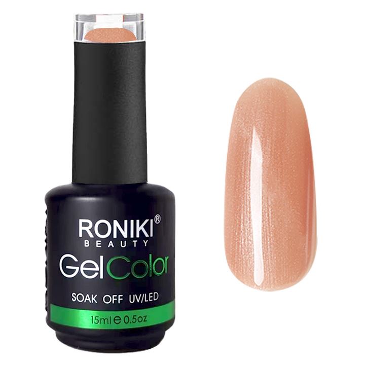 RONIKI Pink Smooth Cat Eye Gel Nail Polish Glazed Peach (01) - | Fashiongirl