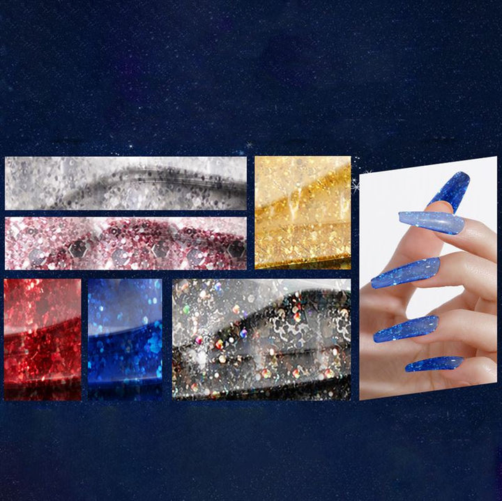 ROSALIND Glitter Gel Polishes / Nail Polish (RAI - JLTC6 - 10) - | Fashiongirl