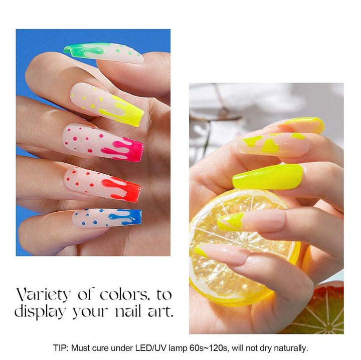ROSALIND Mini Gel Polishes / Nail Polish - Neon Collection (RATC6 - 003) - | Fashiongirl