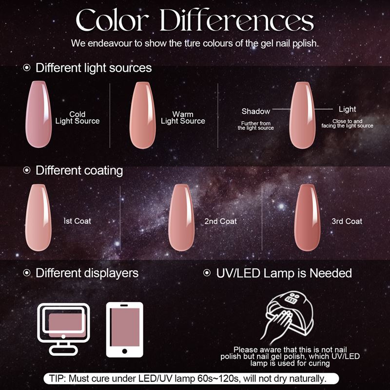 ROSALIND Mini Gel Polishes / Nail Polish - Neutral Collection (RATC6 - 012) - | Fashiongirl