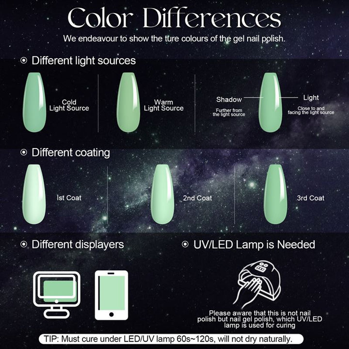 ROSALIND Mini Gel Polishes / Nail Polish - Pastel Collection (RATC6 - 008) - | Fashiongirl