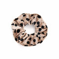 Chouchou Élastique à cheveux - Beige à pois noirs - Accessoires pour cheveux