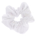 Chouchou Élastique à cheveux - Velours blanc - Accessoires pour cheveux