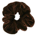 Chouchou - Velours et élastique - Marron foncé - Accessoires pour cheveux