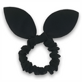 Chouchou avec nœud - Noir - Accessoires pour cheveux