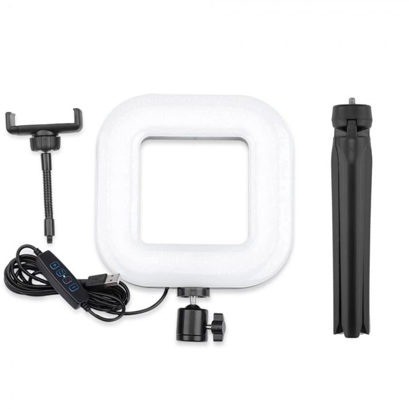 Selfie Ring Light for iPhone / Android | LED lighting for smartphones - D21 - | Fashiongirl