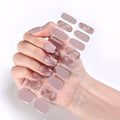 Autocollants pour ongles en gel semi-durcis / Vernis à ongles autocollant - Golden Taupe (JK - 211) - | Fashiongirl