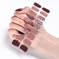 Autocollants pour ongles en gel semi-durcis / Vernis à ongles autocollant - Léopard (JK - 227) - | Fashiongirl