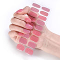 Autocollants pour ongles en gel semi-durcis / Vernis à ongles autocollant - Pink Leopard (JK - 224) - | Fashiongirl