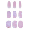 Autocollants pour ongles en gel semi-durcis / Vernis à ongles autocollant - Snowy Pink (JK - 268) - | Fashiongirl