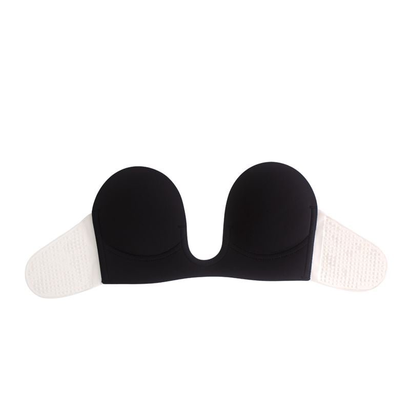 Shapelux Deep U - shaped Self - fitting Bra - Black - Shapewear | Fashiongirl