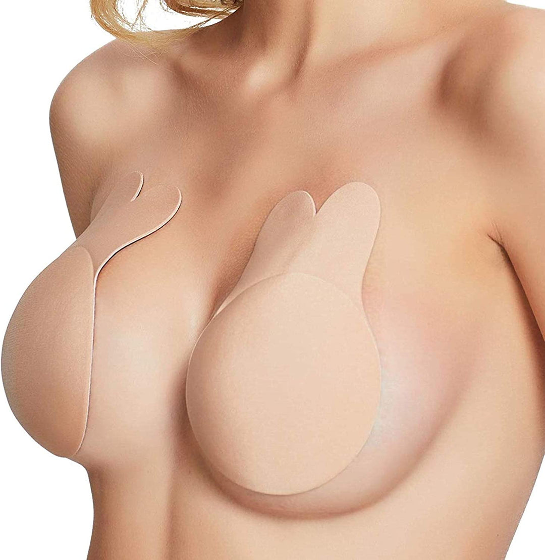 Pads de Levage Invisibles Shapelux - Soutien-Gorge Adhésif Oreilles de Lapin - Beige