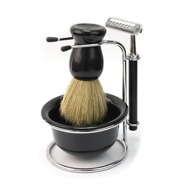 Shaving kit for men w/ Shaver, Brush and Bowl - Hair Accessories | Fashiongirl