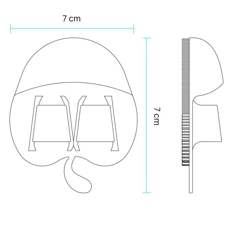 Silicone facial cleansing brush for gentle exfoliation and massage - | Fashiongirl