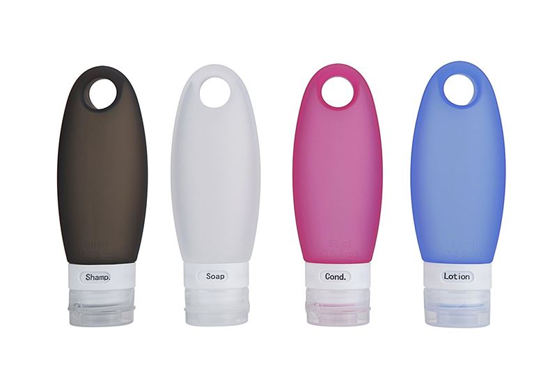 Silicone Travel Bottles - set of reusable tubes (4 x 90ml) - | Fashiongirl