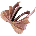 SOHO Aidan Aidan Bow Banana Hair Clip - Rose - Accessoires pour cheveux | Fashiongirl