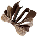 SOHO Aidan Bow Banana Hair Clip - Brown - Accessoires pour cheveux | Fashiongirl