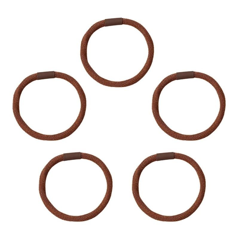 SOHO Amelie Hair elastics - Brown - Hair Accessories | Fashiongirl