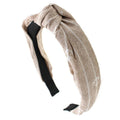 Bandeau large SOHO Ava - Couleur sable avec ancre - Accessoires pour cheveux