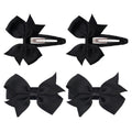 SOHO Ayla Bow Barrettes - Noir - Accessoires pour cheveux | Fashiongirl