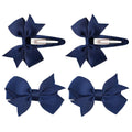 SOHO Ayla Bow Barrettes - Denim - Accessoires pour cheveux | Fashiongirl