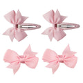 SOHO Ayla Bow Barrettes - Rose clair - Accessoires pour cheveux | Fashiongirl